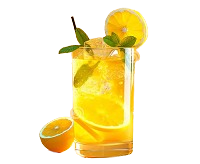Orange Iced Lemonade 